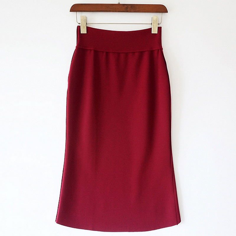 Damen Taillenhoher Midirock mit schlanker A‑Linien‑Silhouette Echo Archiv