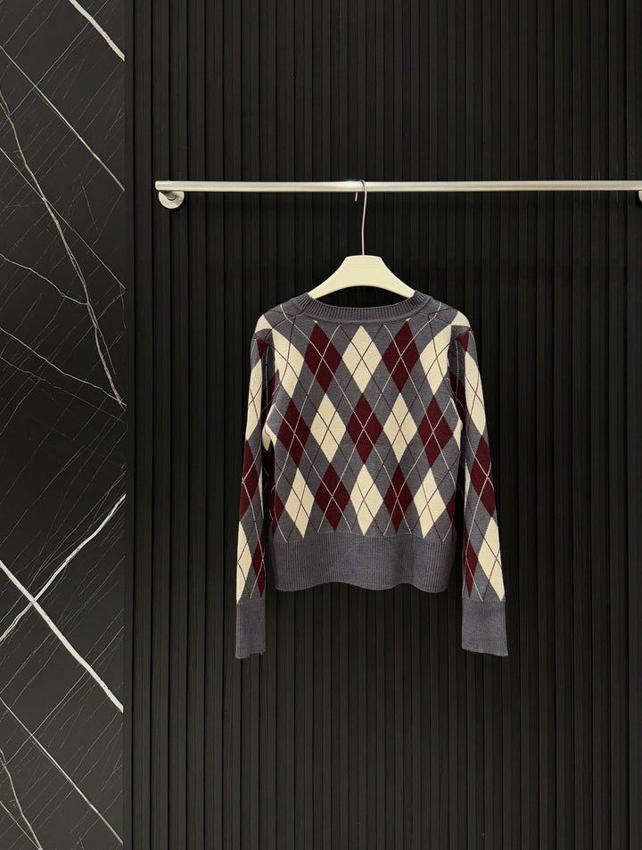 Damen Gemusterter Pullover Echo Archiv