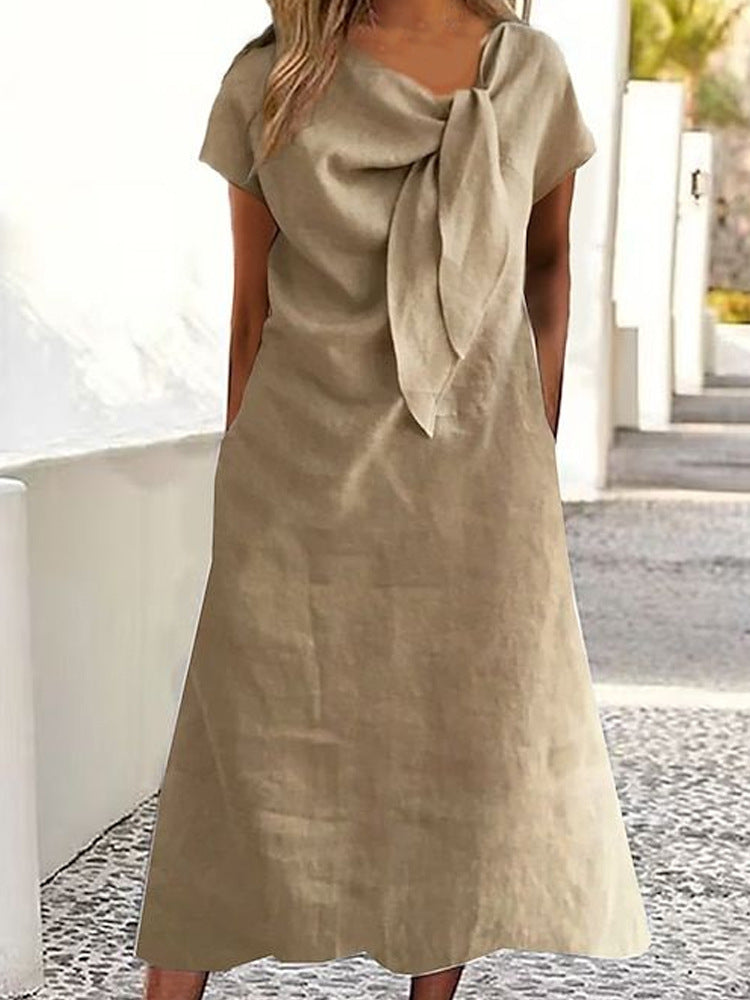 Damen Maxikleid mit schickem Schleifen-Design Echo Archiv