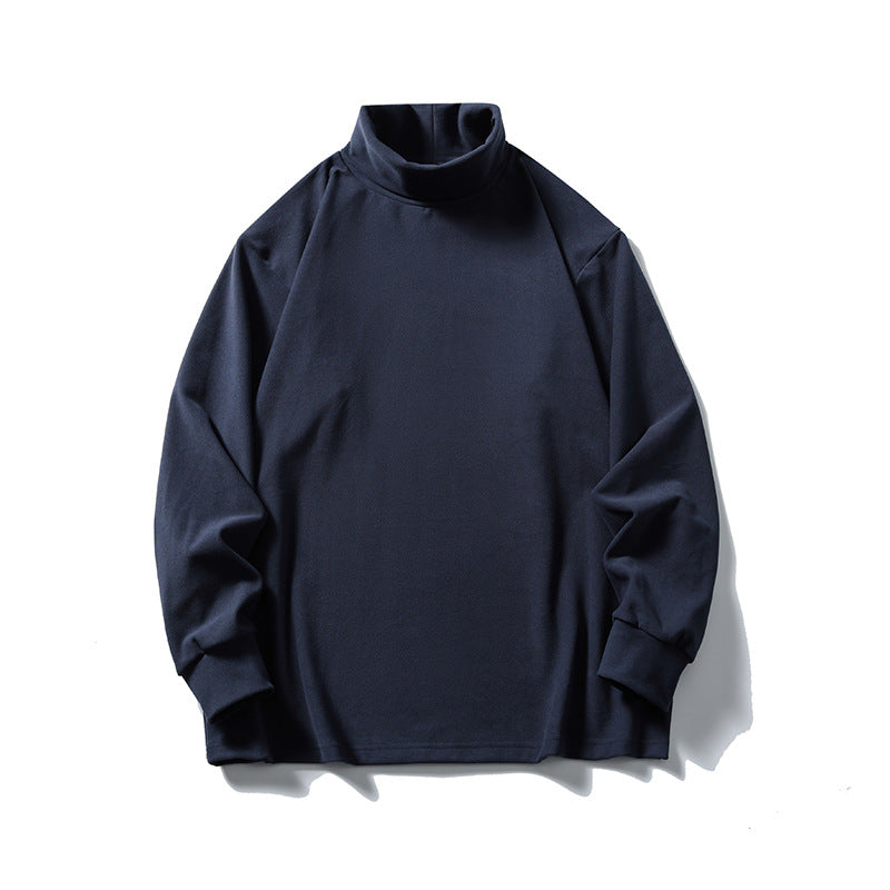 Unisex Oversize-Halbrollkragenpullover aus feinem Jersey mit Raglanärmeln und gerippten Bündchen Echo Archiv