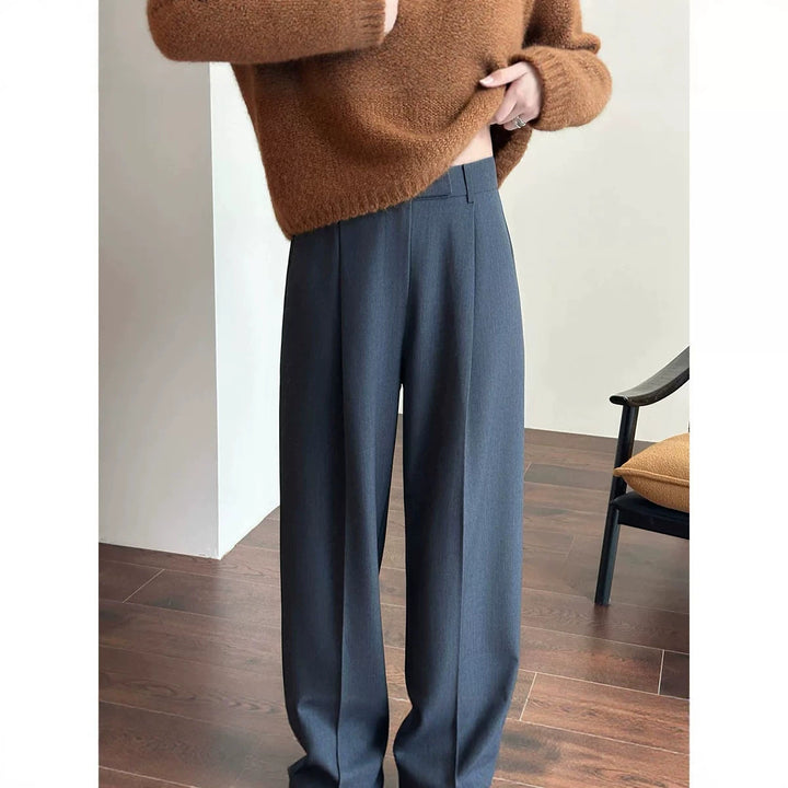 Damen Elegante und bequeme weite Anzughose Echoarchiv