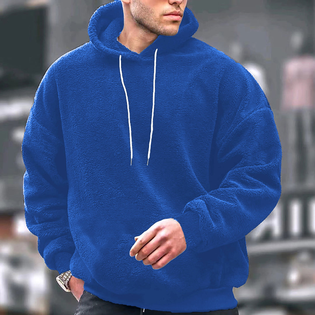 Herren Fleece-Kapuzenpullover mit weichem Innenfutter Echoarchiv