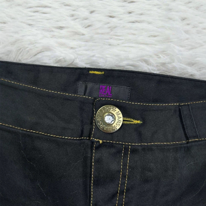 Damen Trendige Jeans-Shorts mit glitzernden Applikationen Echo Archiv