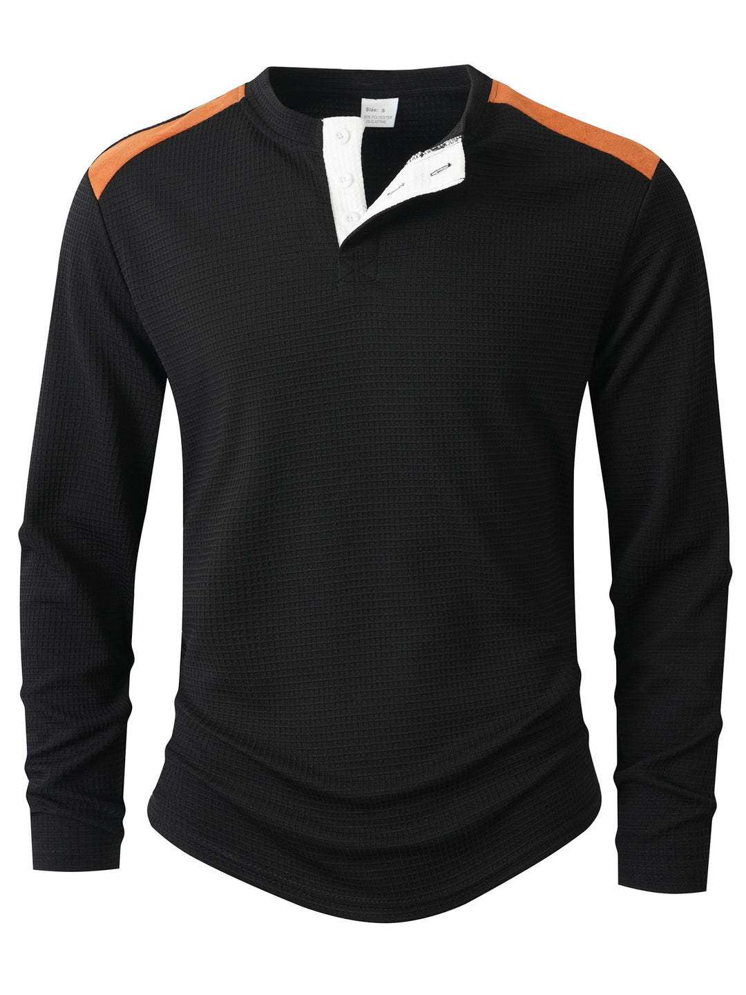 Herren Langarmshirt mit einzigartigem Strukturdesign Echoarchiv