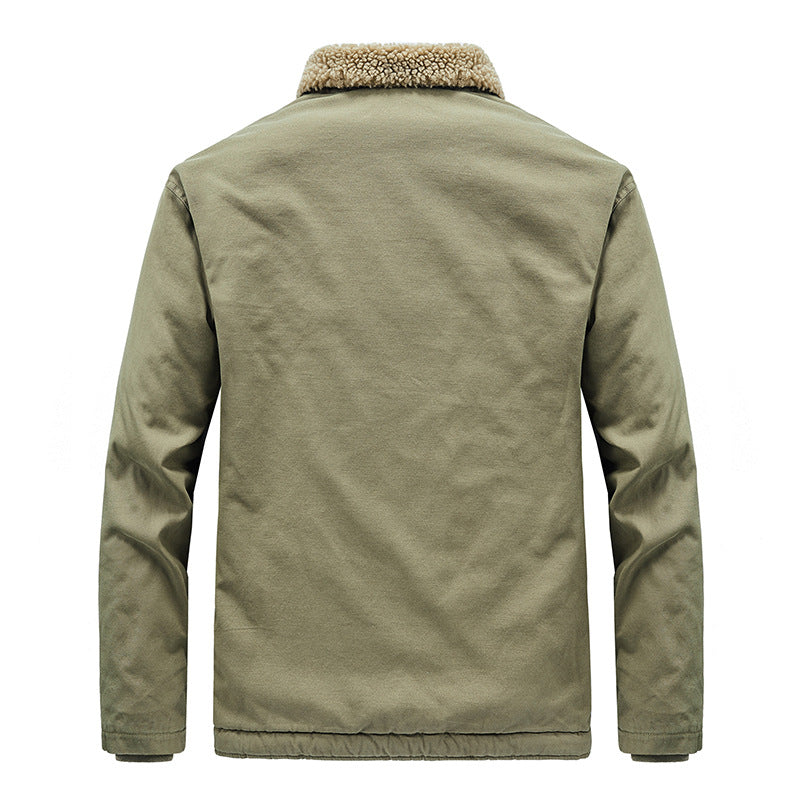 Herren Lässige Jacke mit Teddyfutter Echo Archiv