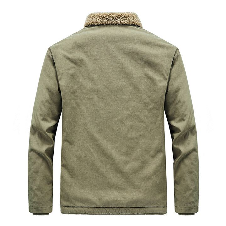 Herren Lässige Jacke mit Teddyfutter Echo Archiv