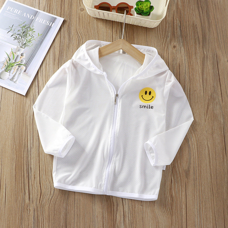 Unisex nan Kinder leichte Kapuzenjacke mit atmungsaktivem Meshstoff und durchgehendem Reißverschluss  Echo Archiv