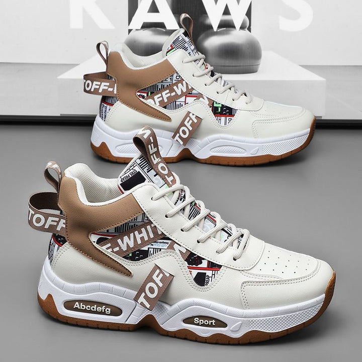 Damen Modische High-Top Sneaker mit atmungsaktiver Netzstruktur und bequemem Fußbett Echo Archiv