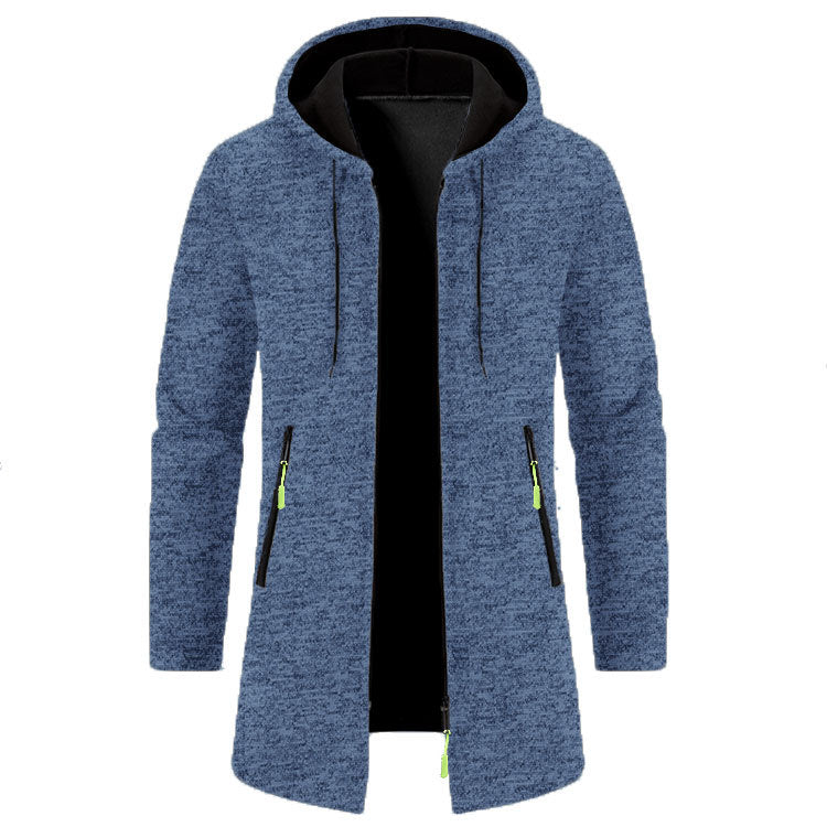 Herren Lässige Kapuzenjacke mit ergonomischem Schnitt und praktischen Reißverschlusstaschen Echoarchiv