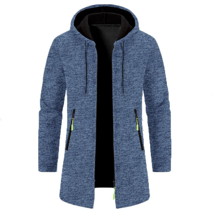 Herren Lässige Kapuzenjacke mit ergonomischem Schnitt und praktischen Reißverschlusstaschen Echoarchiv