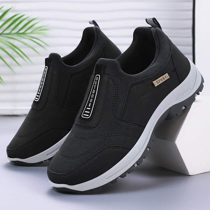 Herren nan strapazierfähiger Slip-On Outdoor-Wanderschuh mit wasserabweisender Mikrofaseroberfläche und griffiger Profilsohle Echo Archiv