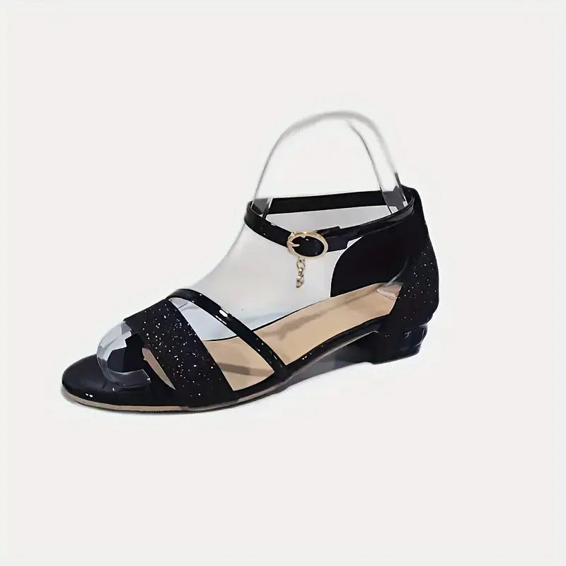 Damen Glitzernde Absatzsandalen – Sorelia