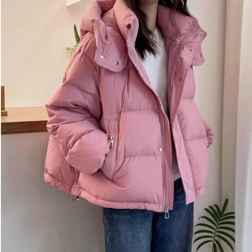 Damen Winterjacke mit voluminösem Schnitt Echoarchiv