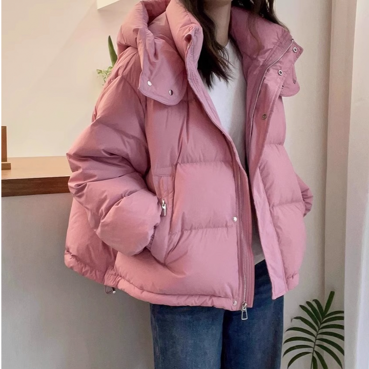 Damen Winterjacke mit voluminösem Schnitt Echoarchiv