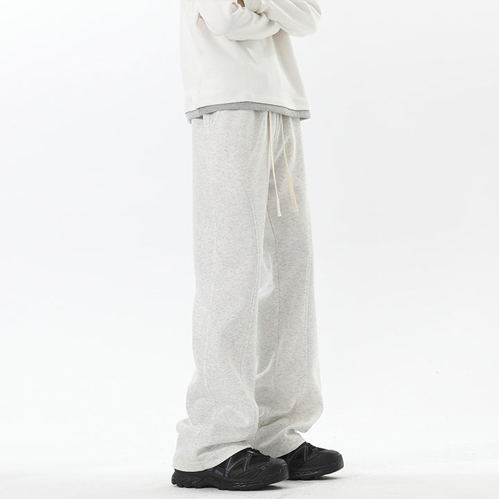 Herren Oversize‑Sweathose im Baggy‑Cut mit Tunnelzug und dekorativen Nähten Echo Archiv