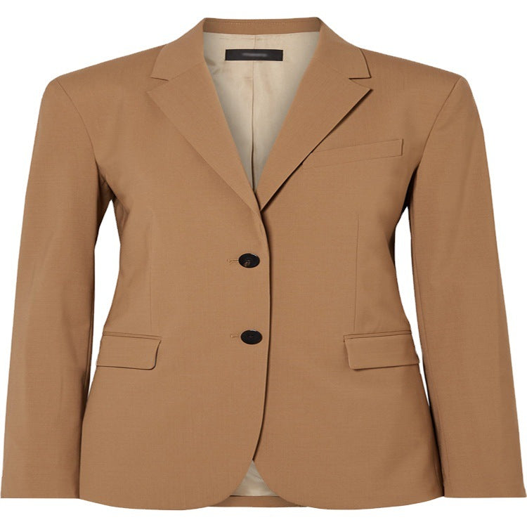 Damen Maßgeschneiderter Zweiteiliger Blazer‑Hosenanzug im schlanken Tailoring Echoarchiv