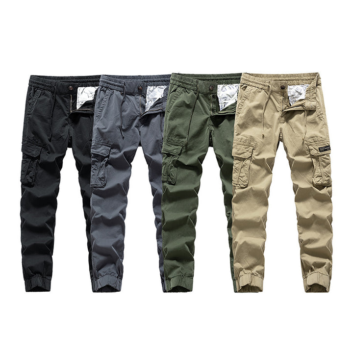 Herren Cargo-Jogginghose im Utility‑Stil mit Elastikbund, Tunnelzug und Mehrfach‑Cargotaschen Echo Archiv
