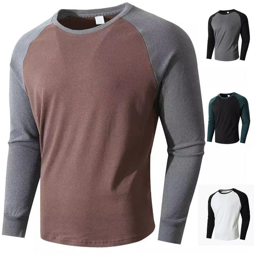 Herren Sportliches Langarmshirt mit Raglanärmeln Echoarchiv