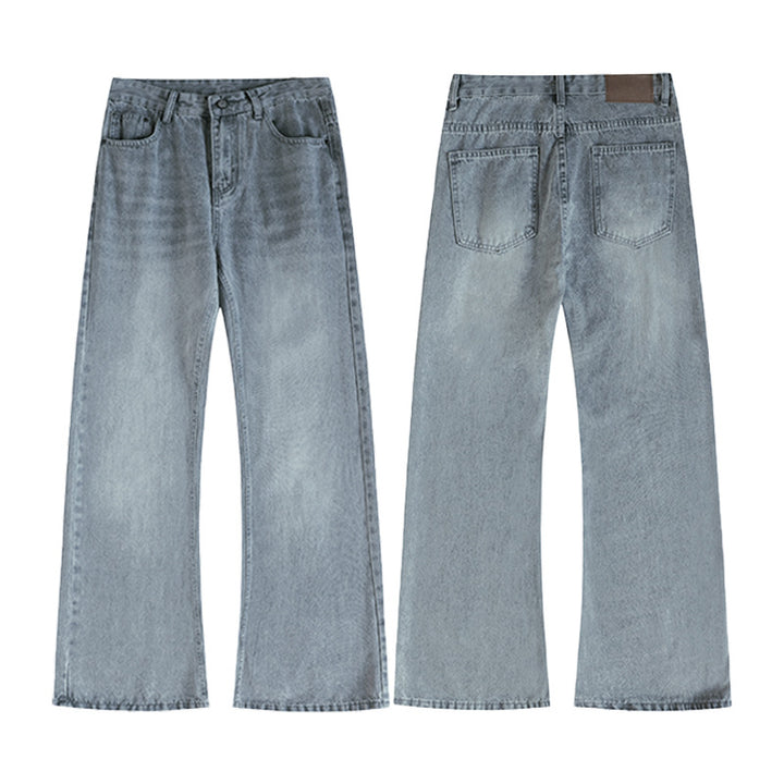 Herren Weite Schlagjeans aus gewaschenem Denim mit dezenten Fade-Effekten Echo Archiv