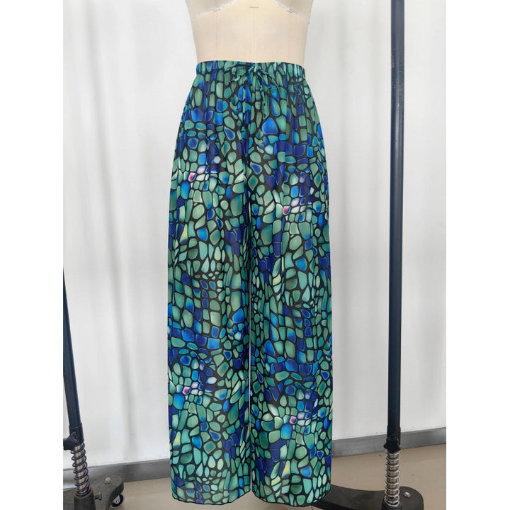 Damen Strandhose mit modischem Zebra-Muster Echo Archiv