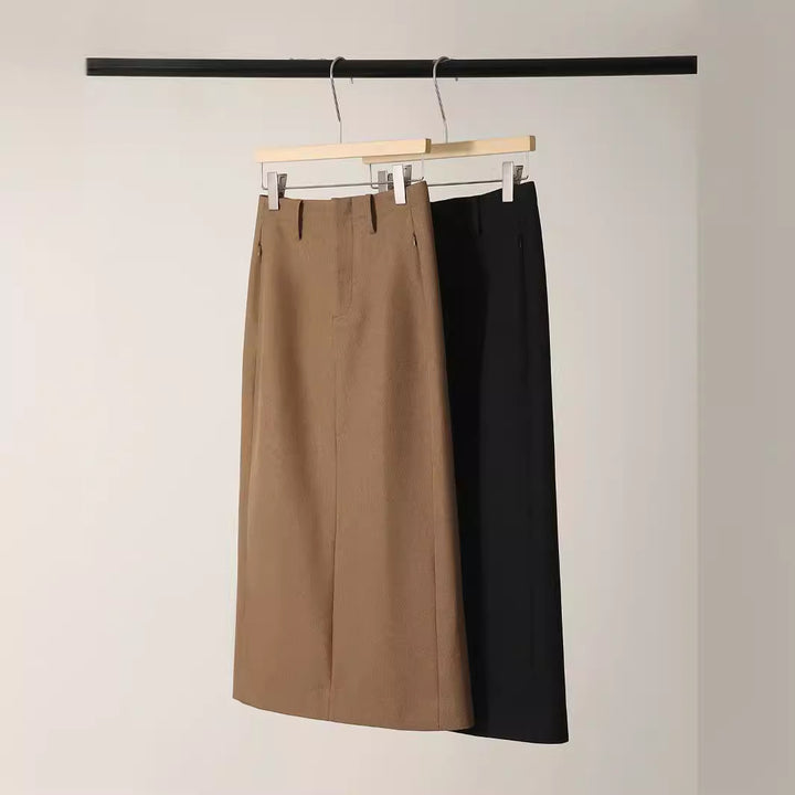 Damen Hochtaillierter, eleganter A-Linien Rock Echoarchiv