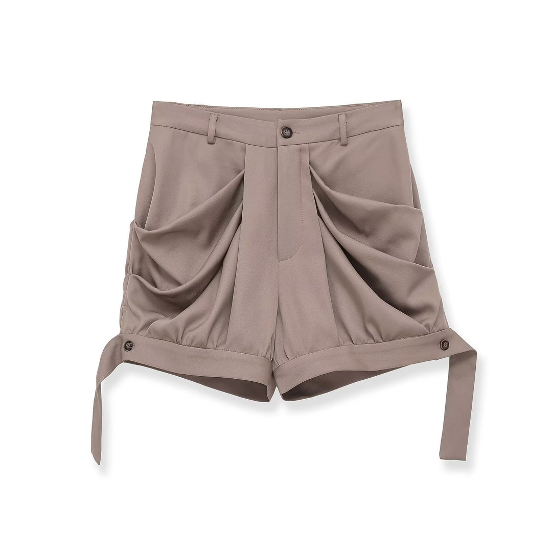 Damen elegante Shorts mit innovativem Faltenwurf und praktischen Seitentaschen Echo Archiv