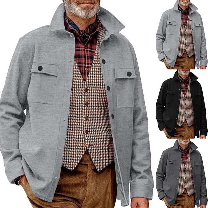 Herren Flanellhemd mit zwei Brusttaschen Echoarchiv
