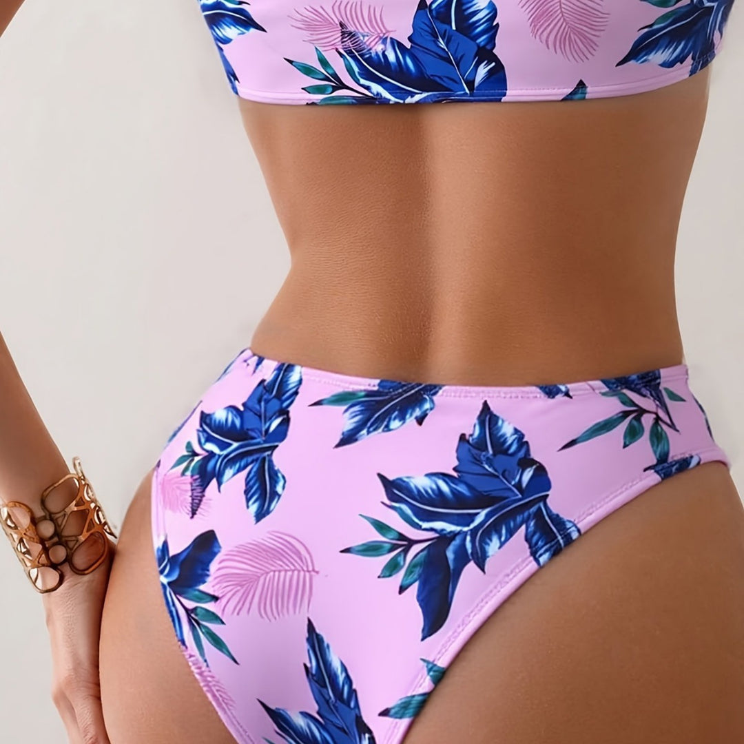 Damen Bikini-Set mit floralem Design und verstellbaren Trägern Echo Archiv