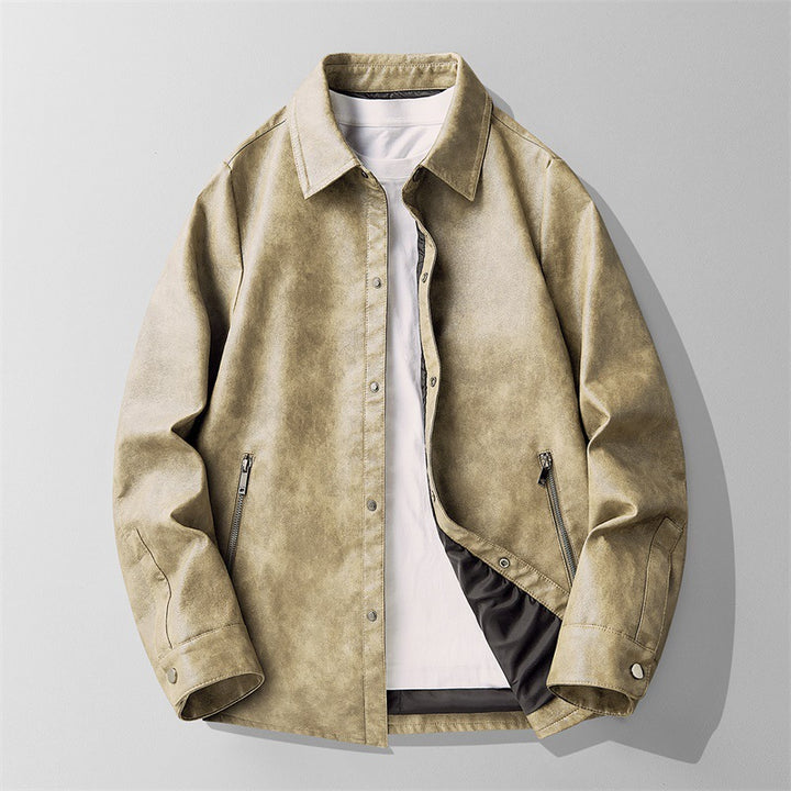 Herren Modische Lederjacke 1787797546 – Valtoré