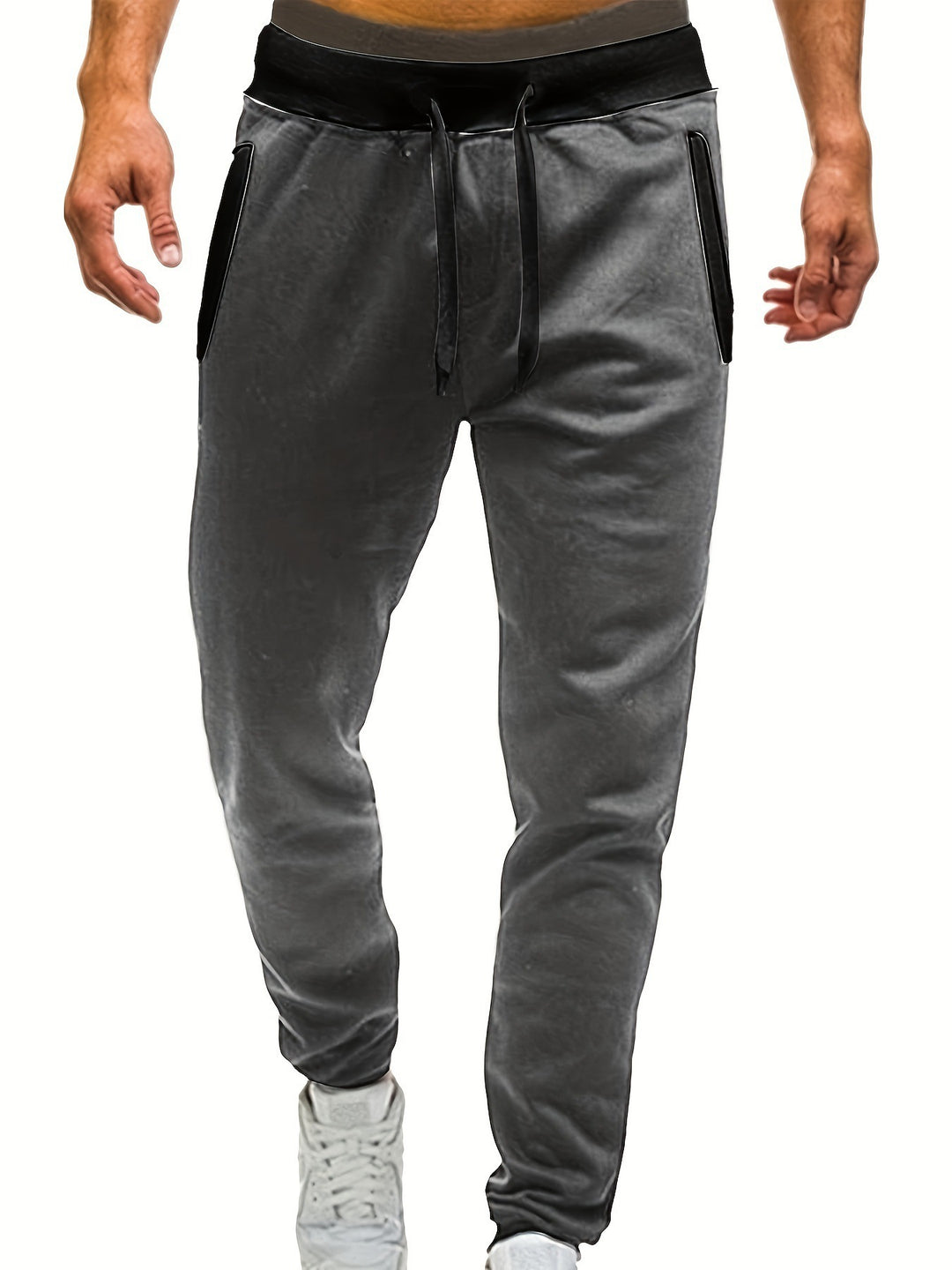 Herren Sportliche Sweatpants mit elastischem Bund und seitlichen Taschen Echoarchiv