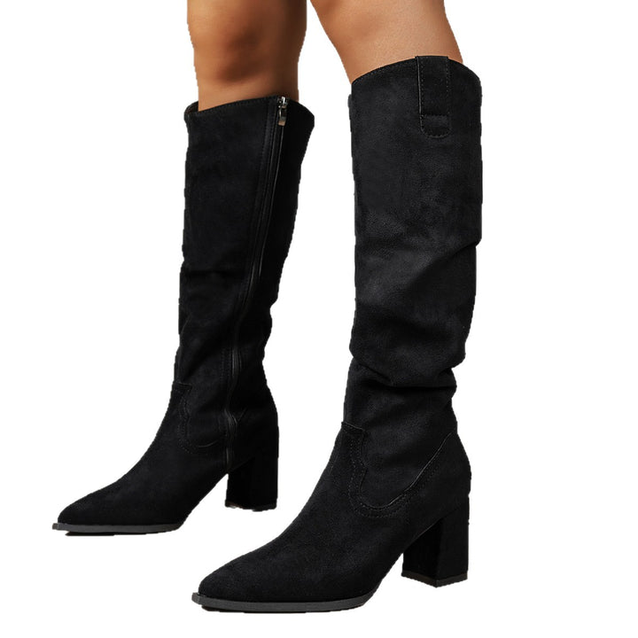 Damen Klassische und elegante Overkneestiefel Echo Archiv
