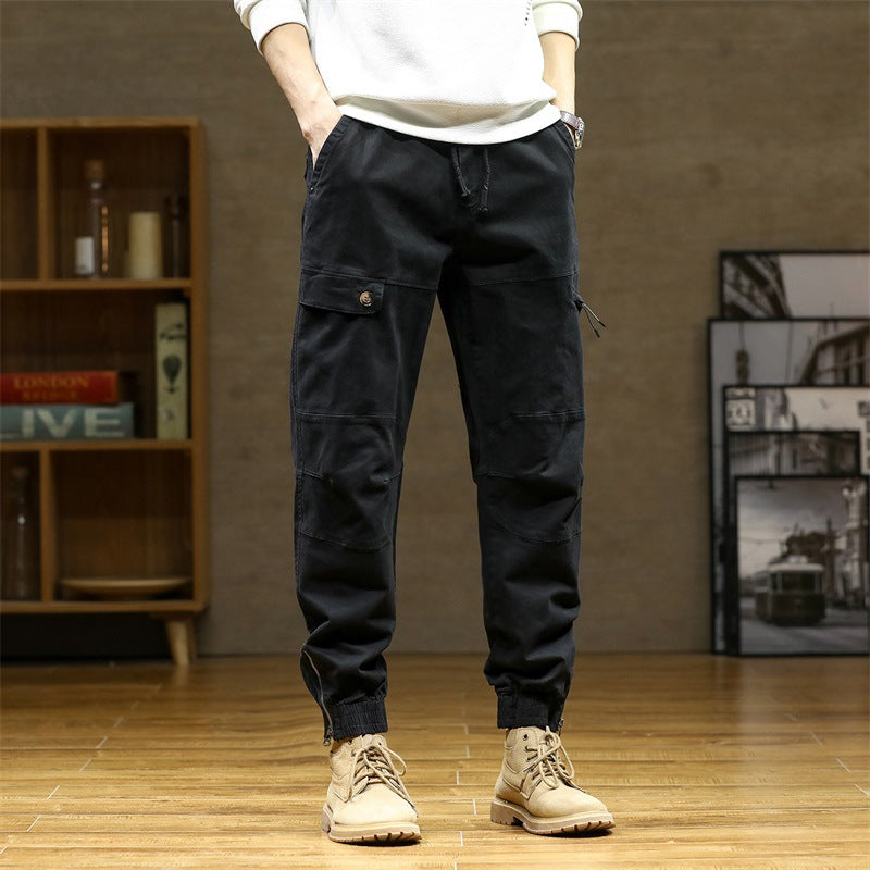 Herren Cargo-Joggerhose im Utility‑Stil mit ergonomischen Kniepaneelen und Reißverschluss‑Knöchel Echo Archiv