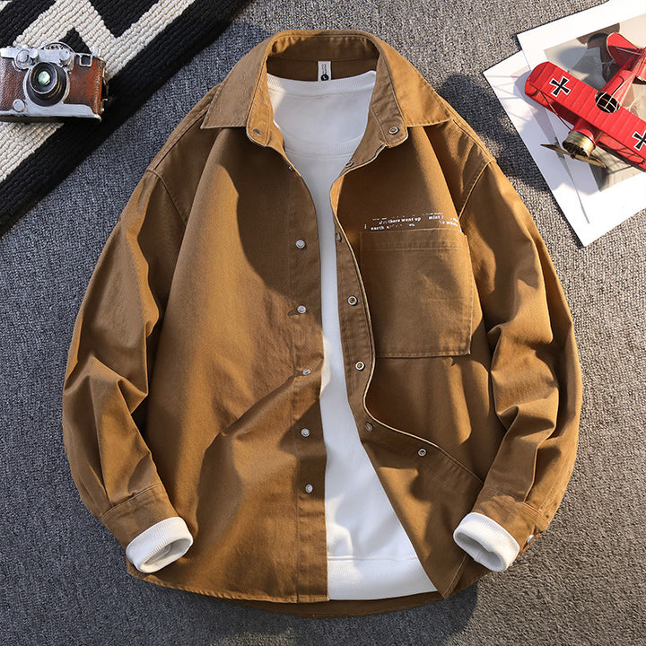 Herren lässige Utility-Jacke mit praktischen Taschen und modernem Design Echoarchiv