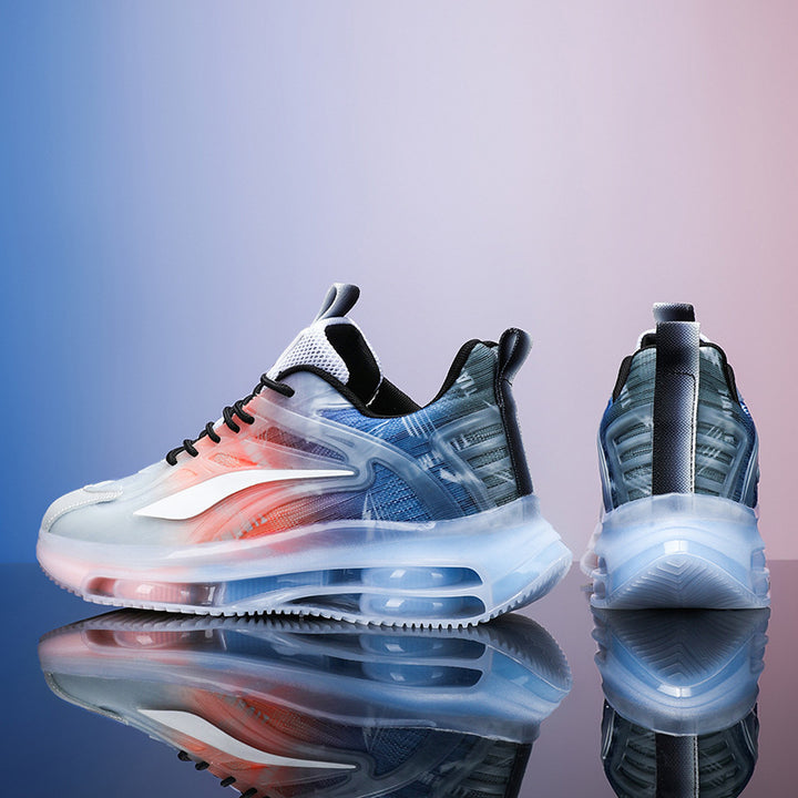 Unisex leichte Luftkissen-Sneaker mit transparentem Gradient-Obermaterial und sichtbarer Luftkammer – Norré