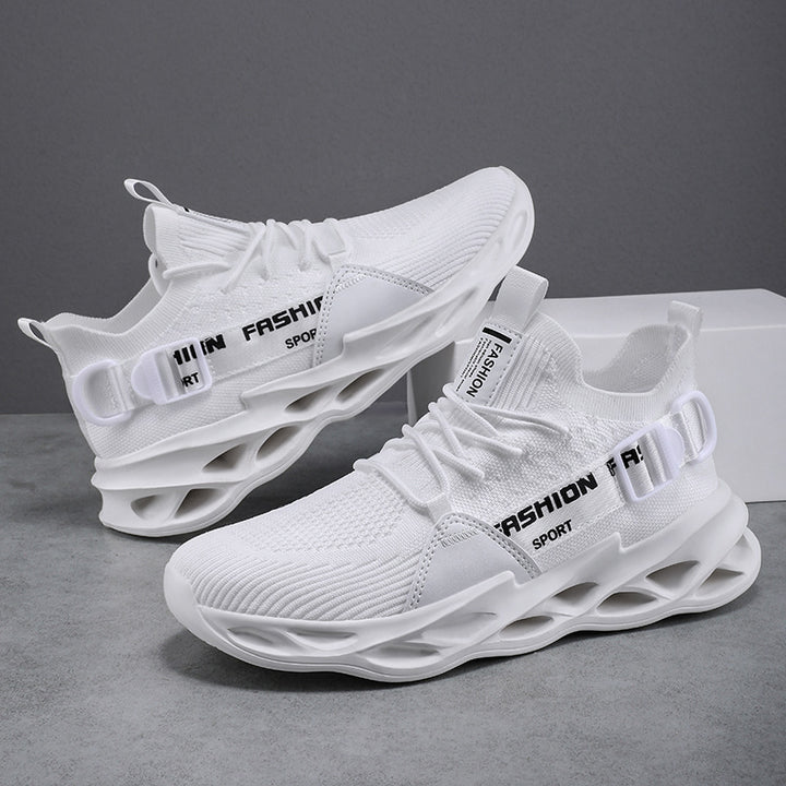 Unisex Strick-Sockensneaker mit gelochter Waben-Luftsohle Echoarchiv