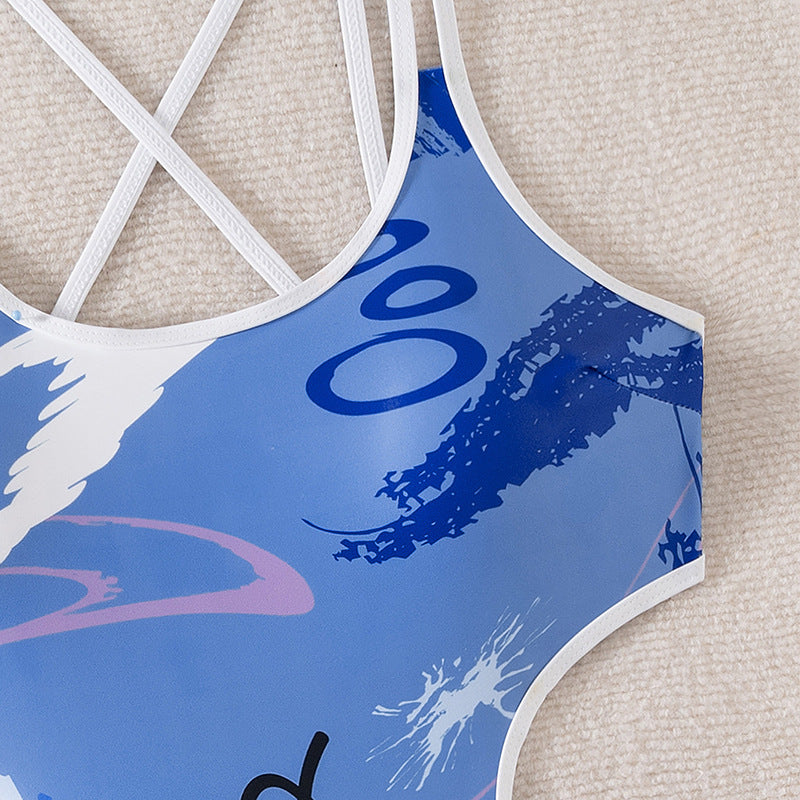 Damen Einteiliger Badeanzug mit kreativen Cut-Outs und stilvollem Design Echo Archiv