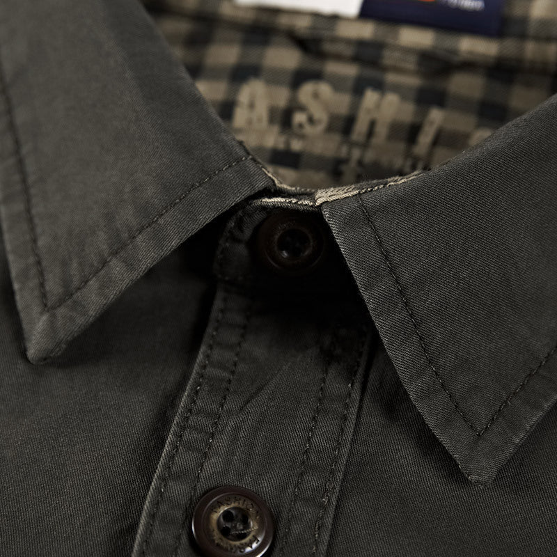 Herren mehrschichtige Utility-Hemd mit praktischem Design Echoarchiv