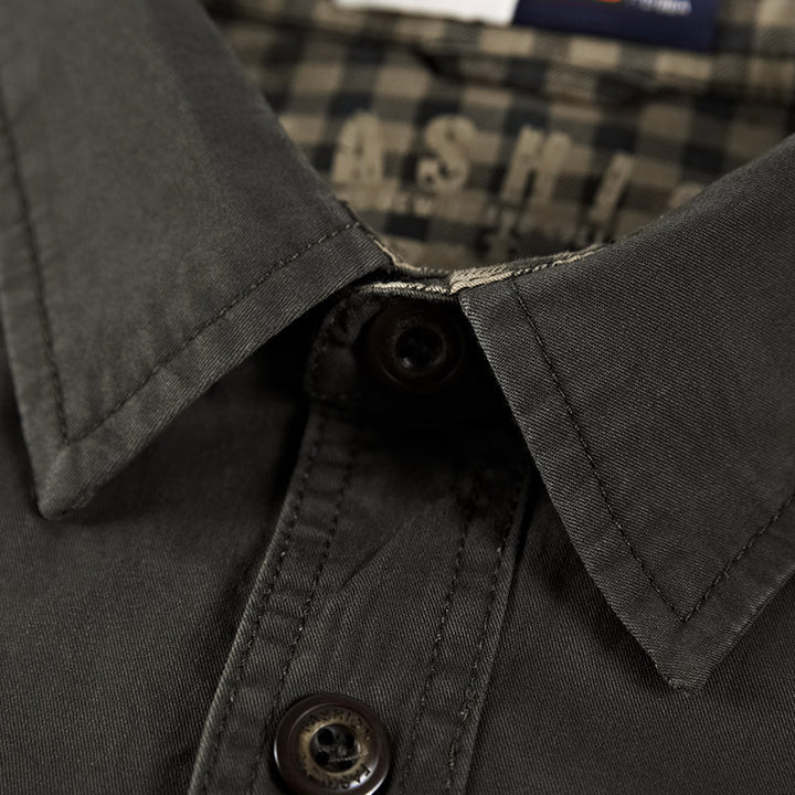 Herren mehrschichtige Utility-Hemd mit praktischem Design Echoarchiv