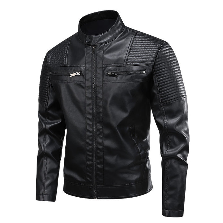 Herren Modische und hochwertige Lederjacke Echo Archiv