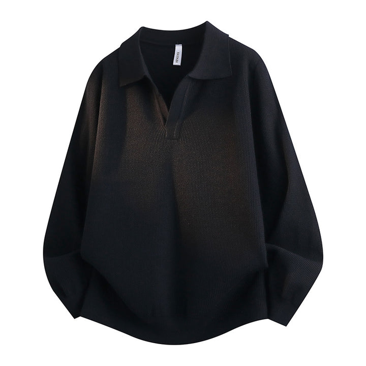 Damen Lässiger Pullover mit V-Ausschnitt – Mavelle