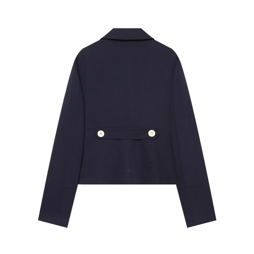 Damen kurze Feldjacke mit Knopfverschluss, aufgesetzten Taschen und Schulterklappen Echo Archiv