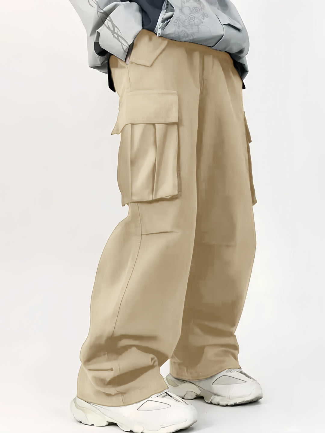 Herren Weite Utility‑Cargohose mit Multifunktions‑Taschen & legerer Baggy‑Passform Echo Archiv