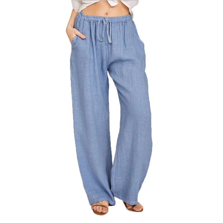 Damen bequeme Leinenhose Echoarchiv