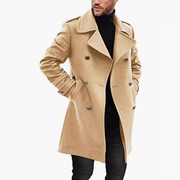 Herren eleganter und leichter Frühlingstrenchcoat Echoarchiv