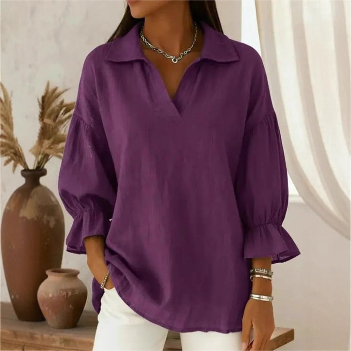 Damen Lässige und elegante Bluse mit weiten Ärmeln Echo Archiv