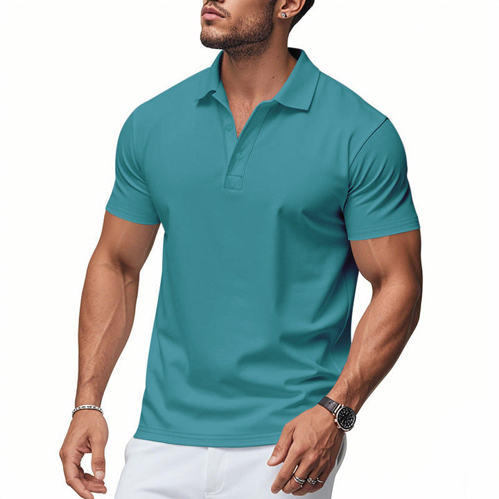 Herren Polohemd mit Echoarchivrnem Schnelltrocknungsstoff und eleganter Passform Echoarchiv