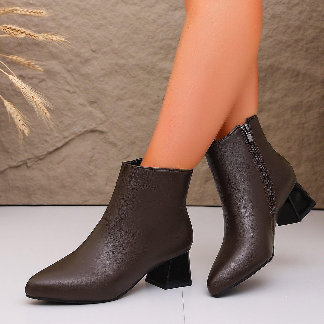 Damen Elegante Stiefeletten mit Blockabsatz Echo Archiv 1787605982