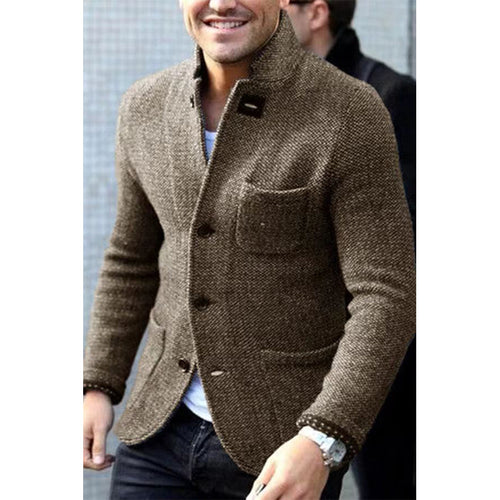 Herren Casual Chic Strickblazer Echoarchiv