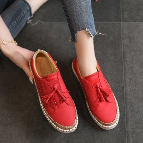 Damen Geflochtene Espadrille-Slipper mit Quastendetail und perforiertem Obermaterial Echoarchiv