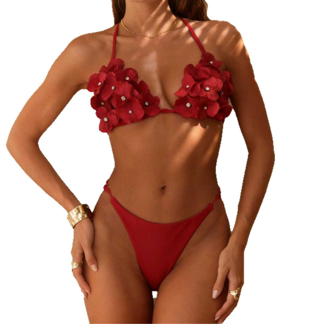 Damen Blumenverzierter Bikini Echo Archiv